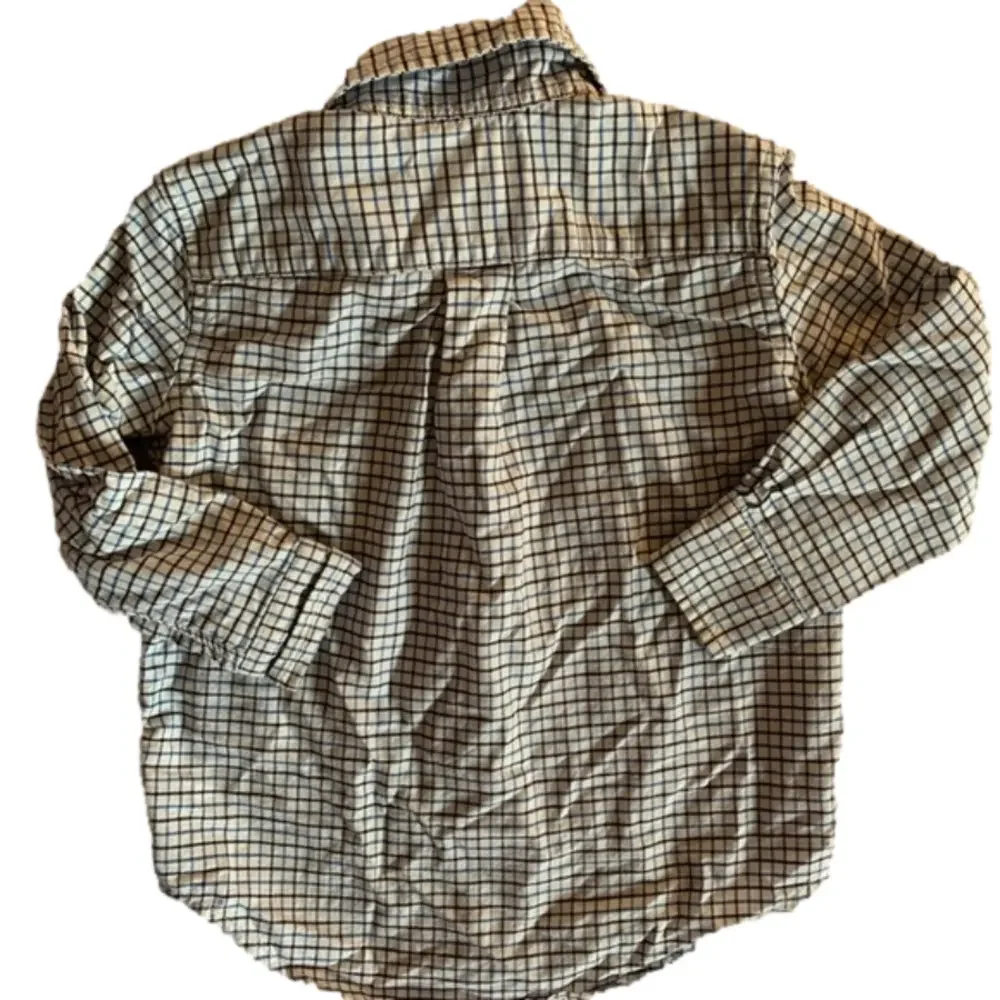 Ralph Lauren Blue White Long Sleeve Button Down Shirt Size 3T